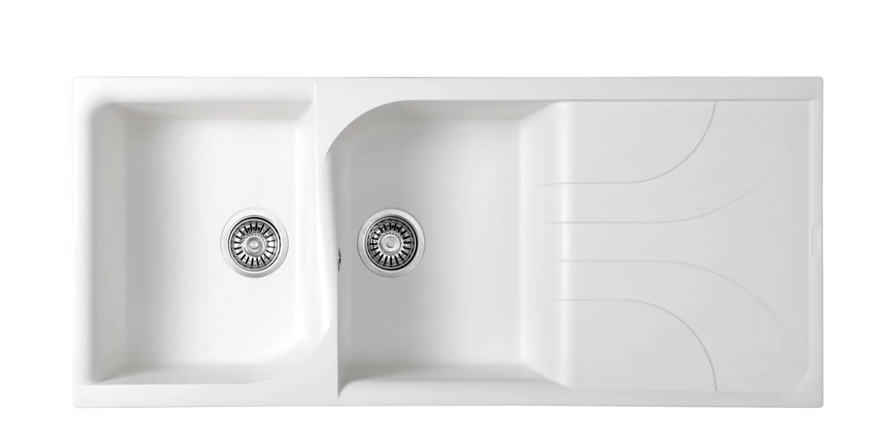 سینک گرانیتی به رنگ سفید